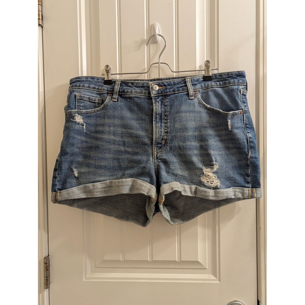 Old Navy High-Rise OG Straight Secret-Smooth Pockets Light Blue